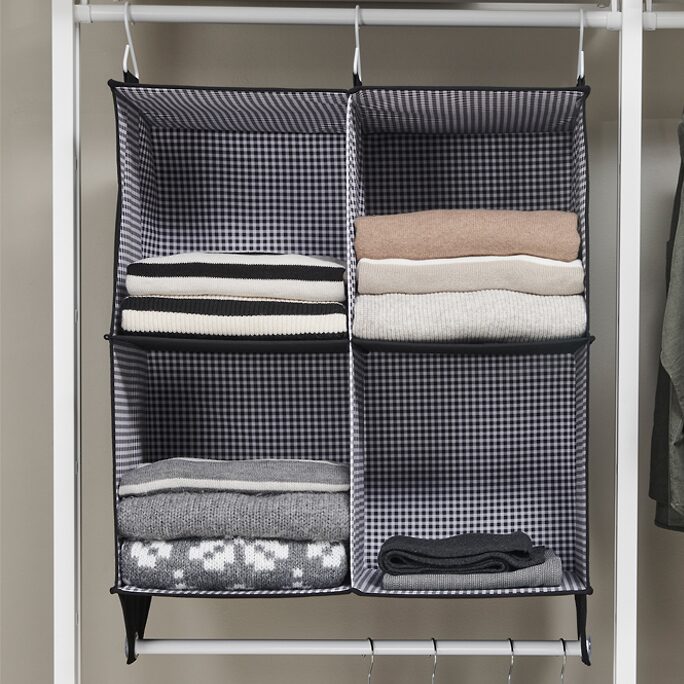 Martha Stewart Gingham Hanging Organizer