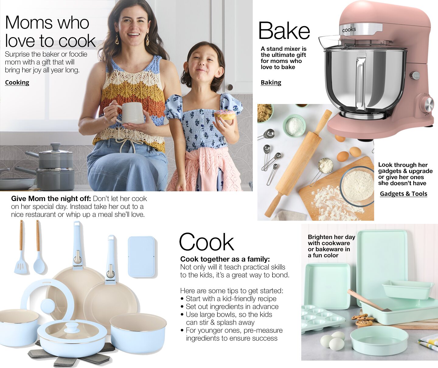Moms who love to cook