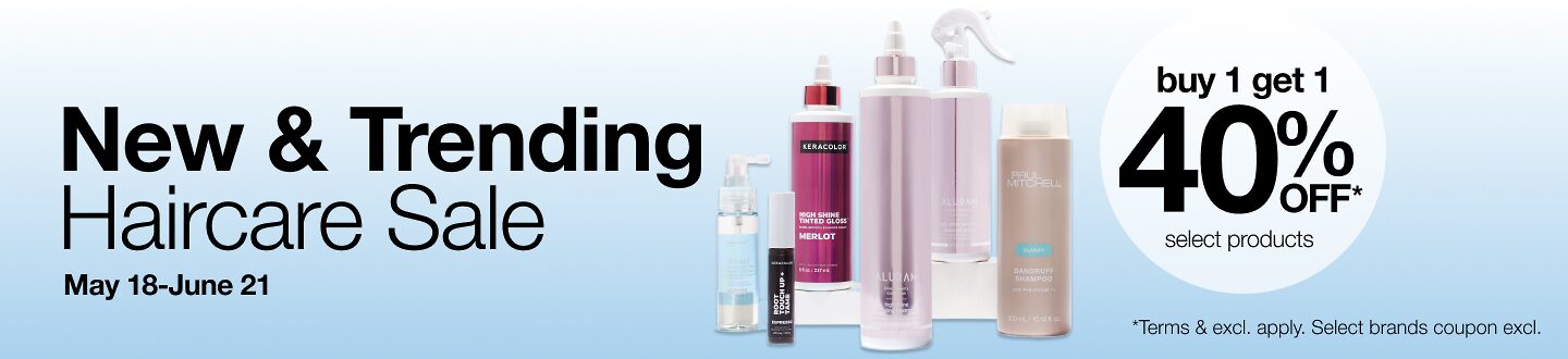 New & Trending Hair Sale Banner