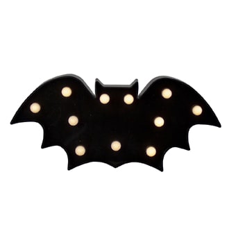 Northlight LED Black Bat Marquee Lights