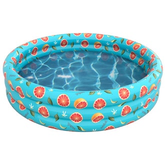 PoolCandy Inflatable Sunning Pool Grapefruit