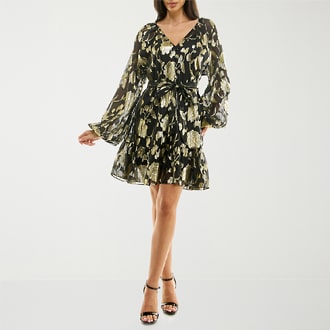 Premier Amour Metallic Dress