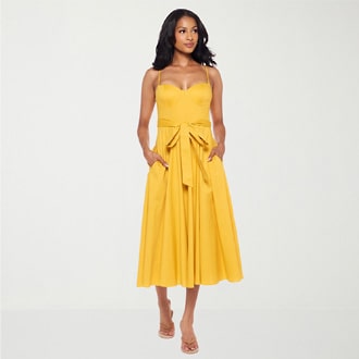 Premier Amour Midi Fit + Flare Dress