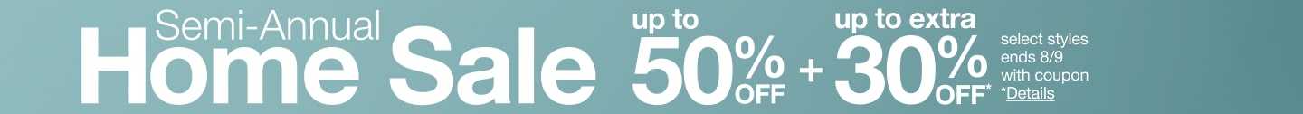 Semi Annual Home Sale