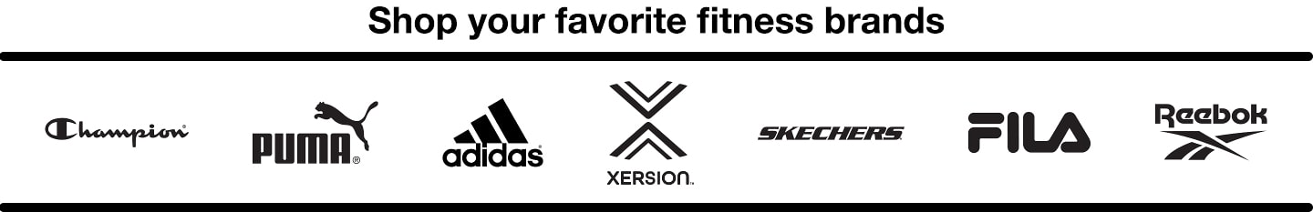 shop your  favorite fitness brands