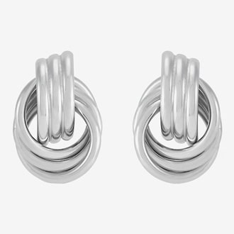 Silver Addiction Sterling Silver Stud Earrings