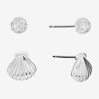 Silver Treasures Earring Set