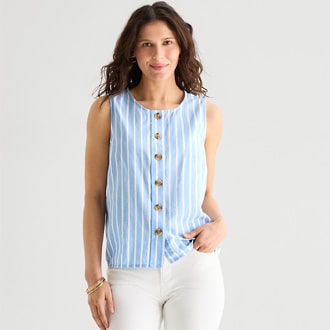 SJB Womens Sleeveless Blouse