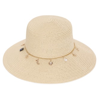 SOL and MER Charm Chain Floppy Hat