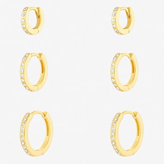 Sparkle Allure 3 Pair Earring Set