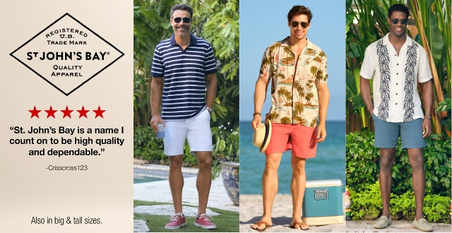 BROOKS バーバリーパンツjcpenny セントジョンズシャツノースジャケ St. John's Bay | Men's Apparel | JCPenney