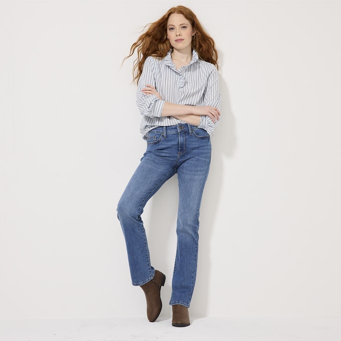 St. John's Bay Womens Mid Rise Bootcut Jean