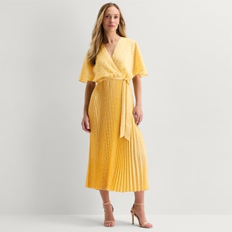 Studio 1 Dots Midi Fit + Flare Dress