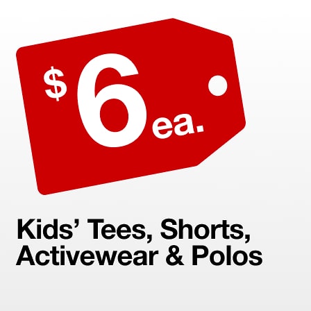 Tees, shorts, activewear