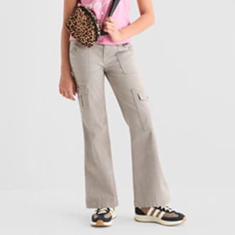 Thereabouts Girls Flare Cargo Pants