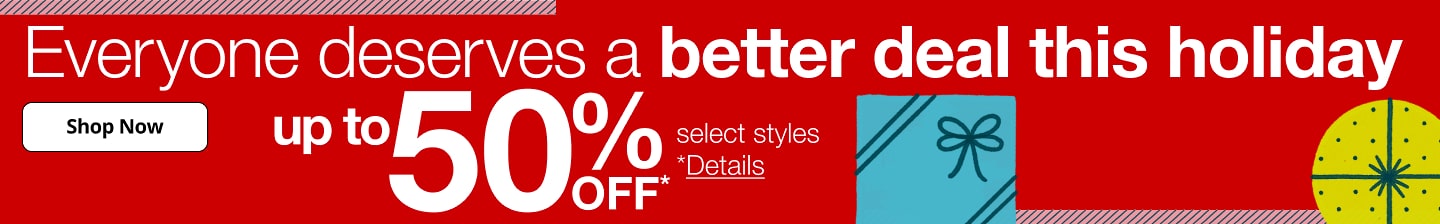 Up to 50 percent off