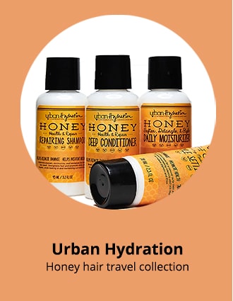 Urban Hydration Honey hair travel collection