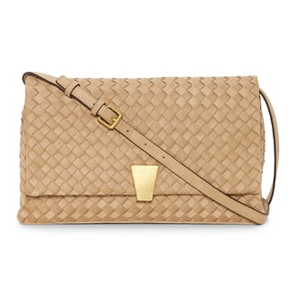 Worthington Woven Flap Crossbody Bag