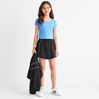 Xersion Super Soft Girls Fleece Skort