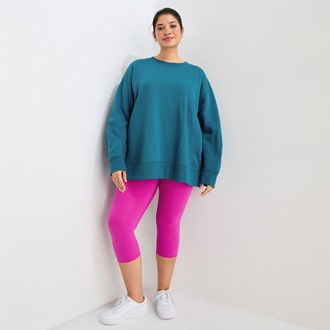 Xersion Womens Plus Cropped Legging